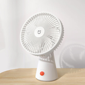 Xiaomi Mijia Desktop Mobile Fan Type C Rechargeable 4000mAh Battery Handheld Small Home Office Low Noise Mini Fan