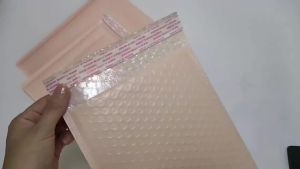 10Pcs Naked Pink Co extruded film bubble bag Express Packaging Bags Books Clothing Packaging Bags Waterproof Dustproof bags