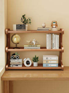 YONGJUE | Small Desk Bookshelf Multiple Tiers