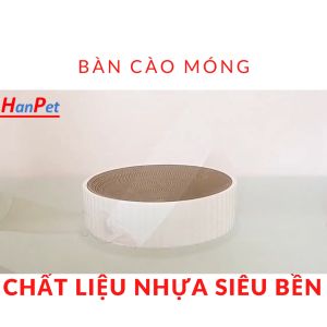 Bàn cào móng cho mèo (nhựa tròn 40cm)