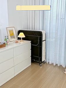 เตียงพับ เตียงพับพร้อมที่นอน เตียงนอนพับ ผ้าฝ้ายแท้ นุ่ม สบาย ไม่ต้องประกอบ รับน้ำหนักได้ 200KG ที่นอนหนา 8 ซม folding bed