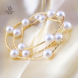 สร้อยข้อมือมุกแดง Daehang เกาหลีสําหรับผู้หญิงออกแบบวงกลมชั้นของขวัญสําหรับเพื่อนที่ดีที่สุดสไตล์ยุโรปและอเมริกา