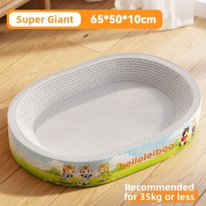 HELLOLEIBOO | Durable Non-Crumbling Cat Scratching Board with Bed Function Extra Large
