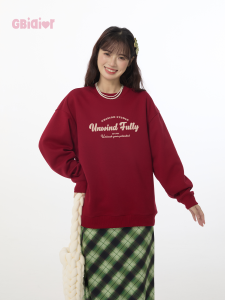 Gbiaior | Loose Leisure Stylish Chic Womens Round Neck Sweatshirt