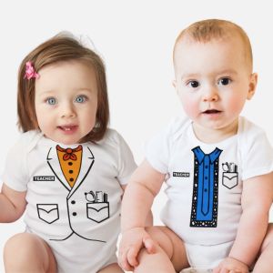 Baby Onesies PH Teacher Career Baby Onesie 0-12 months Newborn Baby Girl Boy Professor Monthly Outfit Cotton Bodysuit