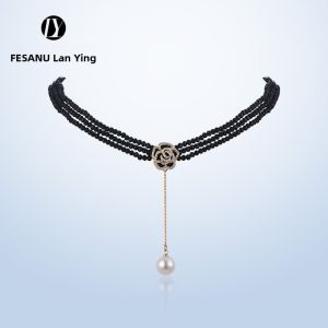 FESANU | Roses Crystal New 2025 Light Luxury Necklace