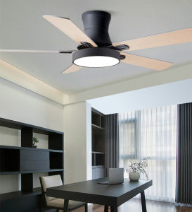 【5 Years Warranty】Nordic Ceiling Fan With Light 48/66 Inch 3 Colors Light 6 Speeds Ceiling Fan With LED Light Big Ceiling Fan For Dining Living Room Bedroom Kitchen