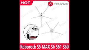 Roborock | Bộ Dụng Cụ Thay Thế Chổi Bên Roborock Với 5 Thanh Vệ Sinh Tương Thích Với Các Mẫu Máy Hút Bụi S7 S7MAX S50 S6 S5 Max S6max VS4 E4
