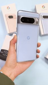 Ringke Fusion เข้ากันได้กับ Google Pixel 8 Pro เคสคลุมโปรด้านหลังแข็งใสกันชนทีพียูอ่อนและยืดหยุ่นทนต่อการขีดข่วนรูปแบบธรรมชาติ