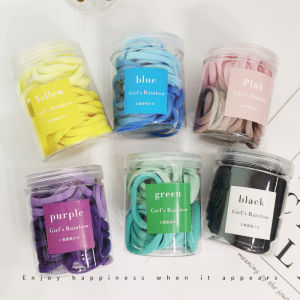 Dây Buộc Tóc Nữ Cao Su Đàn Hồi Cao Phụ Kiện Tóc Đơn Giản Cơ Bản Dây Buộc Tóc Đuôi Ngựa Dây Buộc Tóc Phụ Kiện Tóc Thời Trang