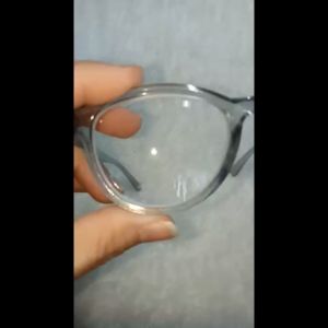 Kacamata Rabun Jauh Minus Wanita dan Pria Ukuran 0.50 Sampai 4.00 Bentuk Oval Warna Abu Bening Seperti Jelly Frame Ringan Kokoh - Cocok Untuk Pria Wanita