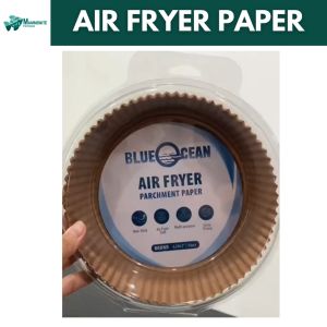 50PCS Air Fryer Parchment Paper Round 2 Sizes: 16x4.5cm x 20x4.5cm