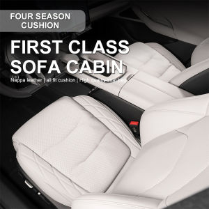 Luxury Car Seat Cover Nappa Leather Seat Cushion Covers Universal Auto Interior Protection Pad Mat Four Season Car Accessories
