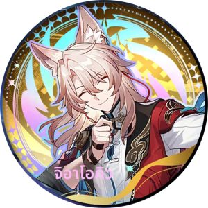 58 มม.เกม Honkai Star Rail Fugue Aglaea Jiao Qiu Gallagher Feixiao Sparkle คอสเพลย์เครื่องแต่งกาย Badge Pin SPTE แผ่นเหล็กวิลาดเข็มกลัด ﻿   พร็อพ