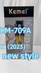 Kemei KM-709A/2128 Professional Gold Hair Clipper Set Electric Razor For Haircut Original Rechargeable Hair Trimmer Kit