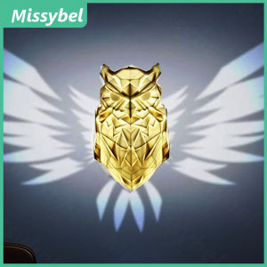 New 3D Owl Wall Lighting Night Light LED Resin Owl Eagle Decorative Night Light Suitable for Stairs Corridors - Wall Art Decoration Night Light