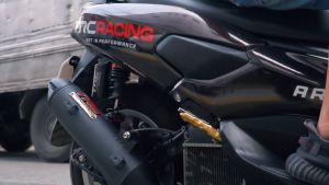 TRC Racing Power Pipe Yamaha NMAX v1 Muffler Exhaust with Removable Silencer LTO Approved 1729