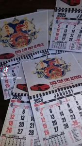 Murang Kalendaryo 2026 Laminated Wall Calendar Motivational Quotes Design A3 Size Ring Bind 12 Pages RANDOM DESIGN