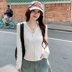 Womens Hooded UV Protection Clothing Summer New Style Slim Fit Ice Silk Open Cardigan Outerwear Anti Ultraviolet Radiation