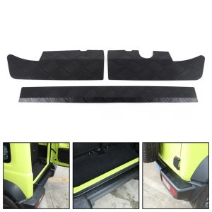 Areyourshop 3×Black Alloy Rear Bumper Protector Guard Panel Trim For Suzuki Jimny 2019-2020