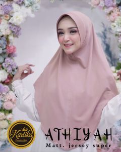 Kartika Hijab Instan Bergo Pad Athiyah Jersey Super