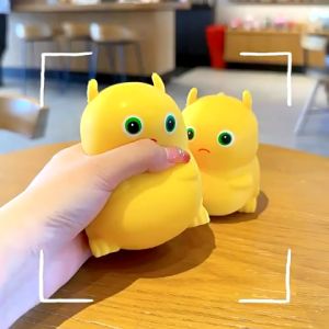 Mainan Squishy Dino Kuning Nailong Lucu Terbaru Mainan Pencet Lembut Anti Stress