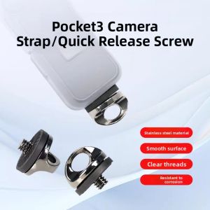HAISENLE | Quick Release Camera Shoulder Strap Safety Screw 1/4 Inch Mounting Ring