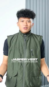 Larisko Vest Rompi Jasper 2IN1: Rompi Bolak Balik & Multifungsi