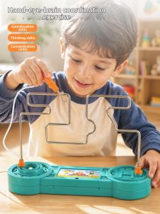 YIRANJIA | Focus Coordination Training 3D Electromagnetic Maze Toy