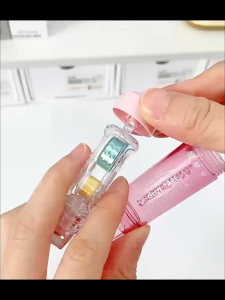 จัดส่งตลอด 24 ชั่วโมง เทปสองหน้าชนิดกดลายจุด เทปกาวสองหน้าลายจุด DIY สองด้าน ลูกกลิ้งกาว Glue Tape Roller Pen 