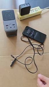 Cáp Sạc Nhanh PD 240W Tích Hợp Giá Đỡ Gấp Gọn Đầu USB A Sang Type C & Type C Sang Type C Dùng Được Cho Cả Hai Đầu Kèm Giá Đỡ Điện Thoại Dành Cho iPhone Xiaomi HUAWEI
