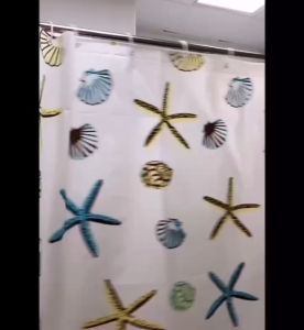 Buy1Take1 Bathroom Waterproof Shower Curtain 180CM X180cm With Hook Bathroom Curtain