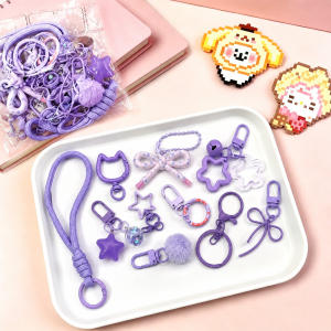 XIONGBUFAN | Bean Mosaic DIY Kit Phone & Keychain Decor Accessory