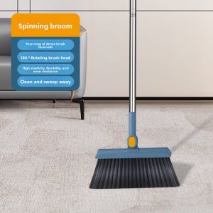 JIFANPAUL | Dustpan and Broom Set with Non-Stick and Magic Features