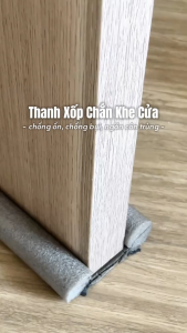 Thanh nẹp chắn cửa đa năng chặn khe cửa ngăn côn trùng bụi bẩn chắn gió điều hòa tránh kẹp chân em bé