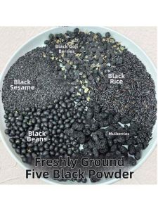 No Added Sugar Black Food Mixture Meal Replacement Powder