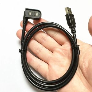 Metal Detector USB Charging Cable with Magnetic Connector for MINELAB Equinox Series