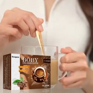 Collagen Slimming Coffee Organic Herbal Coffee Slimming Coffee (10 Bags/Box) (3 Boxes Promotional Set) Tighten Thighs Tighten Abdomen Sculpt Body Curves Slimming Coffee