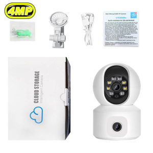 O-KAM PRO 4K 8MP Dual Lens 1080p 4MP Wifi IP PTZ Dome Indoor Humanoid detection Two Way Audio Color Night Vision Security Camera