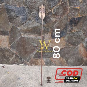 Grendel Pintu Rumah Batavia Kuningan Antik 80 cm 1 Pcs