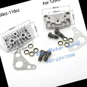 New Off-Road Motorcycle Bike Oil Cooler + New Edge Cover Heat Dissipation
