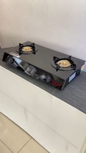 Rinnai เตาแก๊สตั้งโต๊ะ 2 หัว หน้าเตากระจกนิรภัย รุ่น RT-902MM(G) RT-902MMG RT 902MM