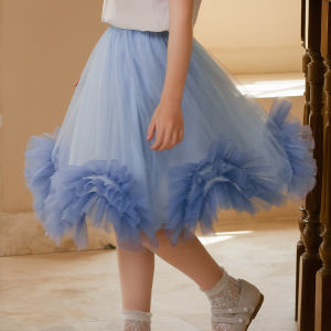 Little Naive | Puffy Design Tulle Skirt for Spring and Autumn