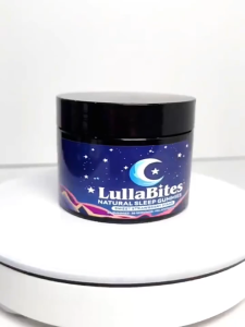 LullaBites Natural Sleep Gummies Sweet Strawberry  For Sleeping Problem，Sleep Well，lmprove Sleep Quality，Relieve Stress 天然睡眠软糖甜草莓味，解决睡眠问题，睡得香，改善睡眠质量，缓解压力