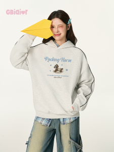Gbiaior | Leisure Cartoon Printed Loose Hoodie