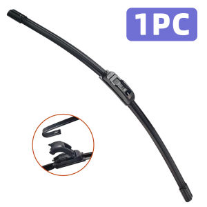 1PC Wiper Car Windshield Wiper Universal J-Shaped U-Shaped Hook 13"14"15"16"17"18"19"20"21"22"24"26" Soft Rubber Car Wiper Blade