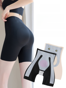 Black High-Waist Abdomen-Control Underwear Womens Daily Wear Hepburn Style Mini Dress Birthday Party Gift Elegant Sweet Spicy