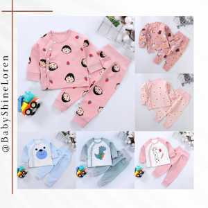 Setelan Piyama Baju Bayi/Baju Tidur Piyama Bayi/Sleepsuit Bayi