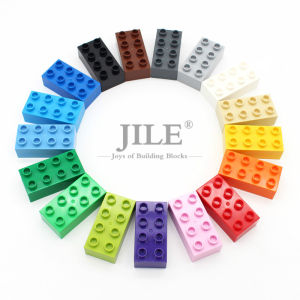6pcs MOC 3011 DIY Creative Big Size Building Blocks Brick 2x4 Enlighten Large Particle Build Construction Toys Gift Bulk