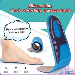 Need. Elastic Silicone Gel Orthotic Sport Insert Running Insoles support arch massage Shoes pads Cushion B